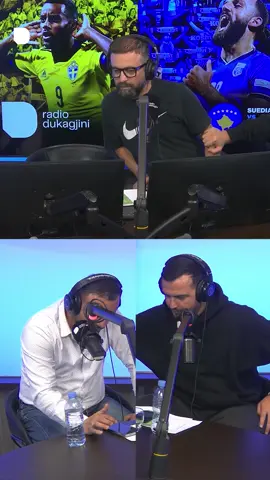 Shpërthen atmosfera në Radio DUKAGJINI te goli i ASLLANIT! 🔥 #kosova #worldcup #worldcupqualifiers2026🌎️