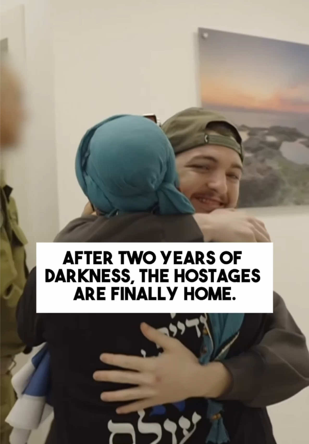 The hostages are finally back home in Israel, in the arms of their families ❤️