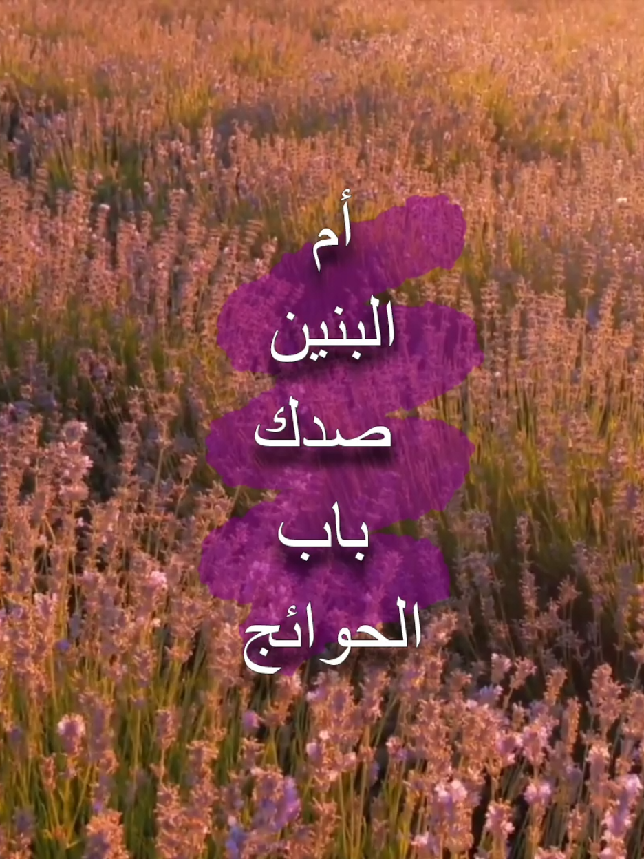 يا أم البنين يا باب الحوائج 💗. #اللهم_لك_الحمد_ولك_الشكر #ادعية #ادعية_اسلامية_تريح_القلب #اللهم_صل_على_محمد_وآل_محمد #يارب_فوضت_امري_اليك 