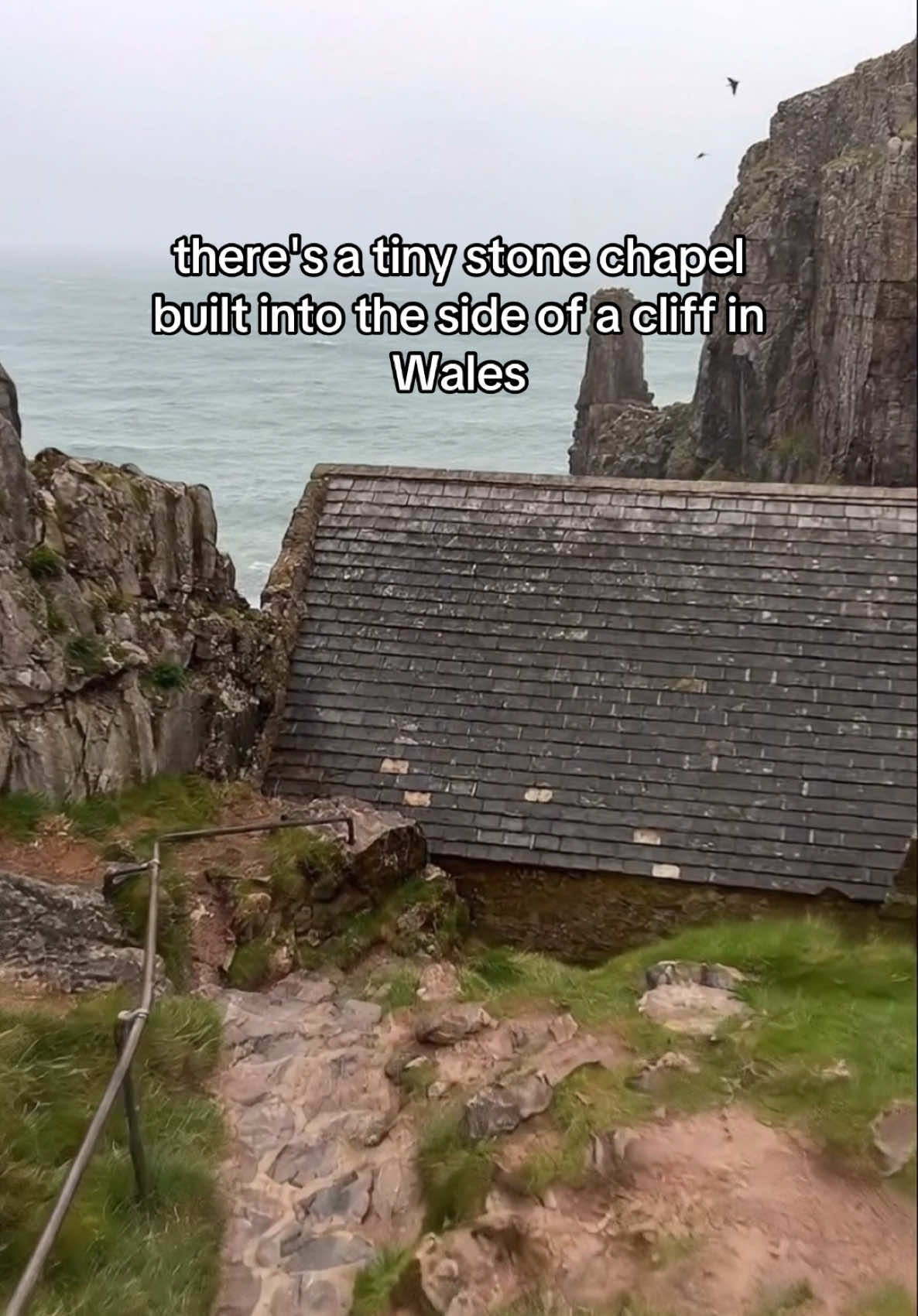 This is the secret chapel used to hide from pirates…🏴‍☠️ #travel #traveltiktok #uktravel 