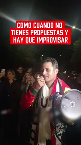 Como cuando no tienes propuestas y te toca improvisar. #lara #bolivia🇧🇴 #elecciones2025 #politica 