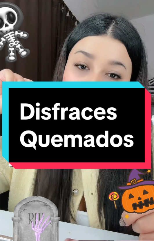 Disfraces QUEMADOS 🔥 para Halloween 👻 🎃 #annieliz #halloween #disfracesdehaloween #spookyseason #halloweencostume 