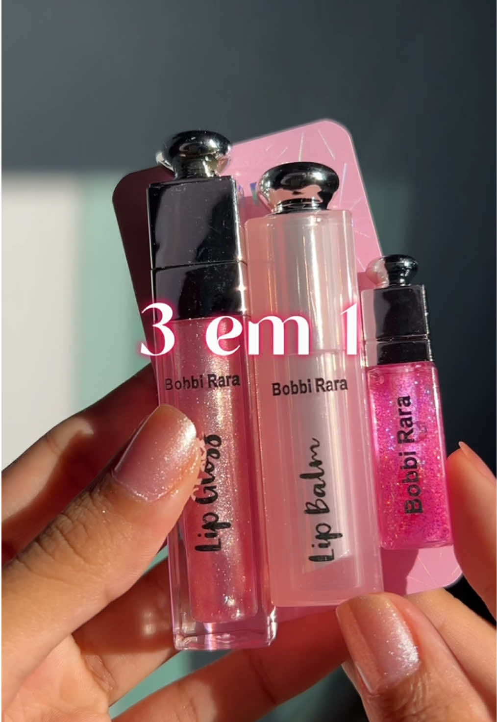 Lip gloss+ lip balm+ gloss 👄 . . . #3em1 #gloss #lipgloss #bobbirara #lojavirtual 