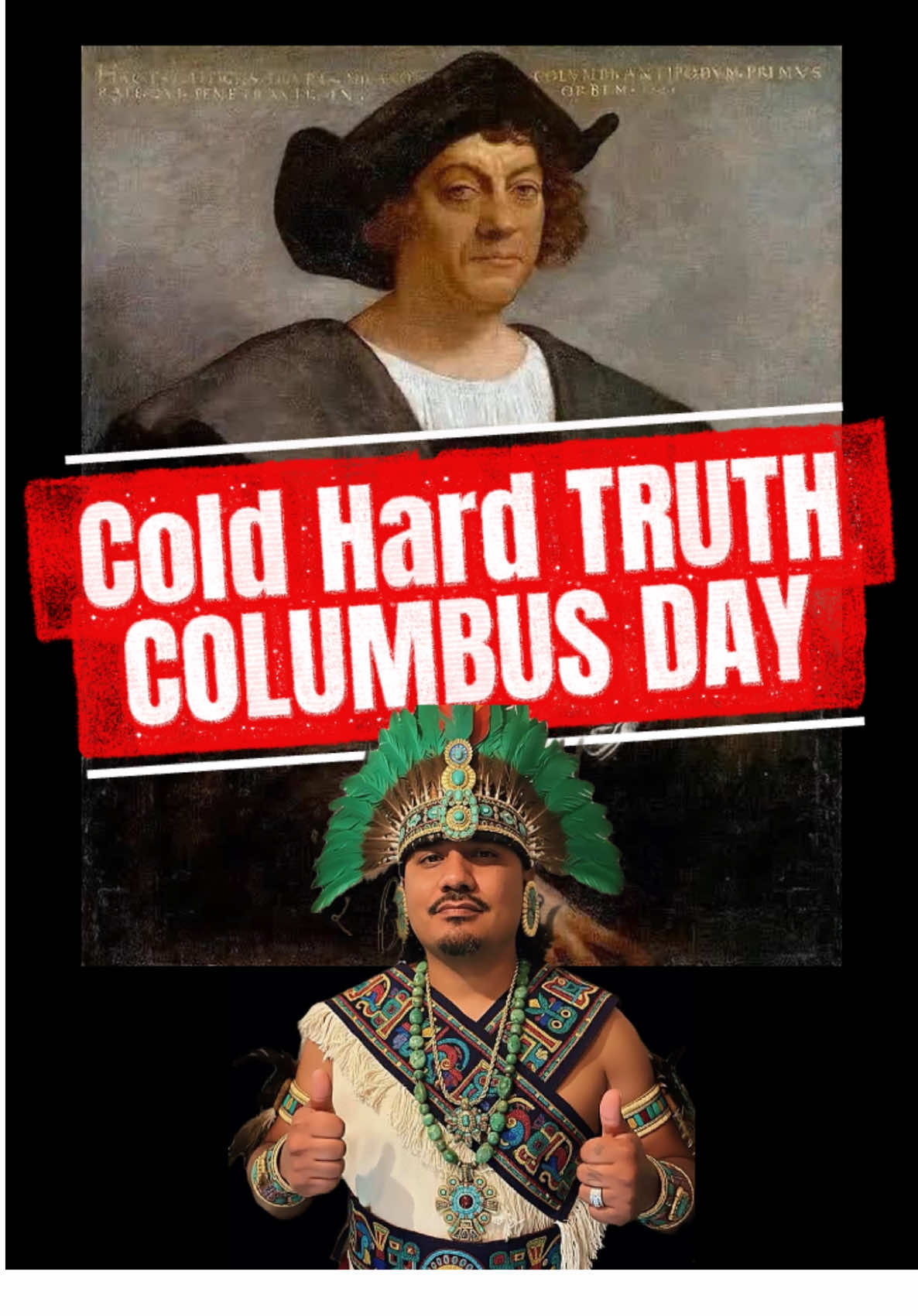 Everyone’s afraid to say it, but I’m not. #columbusday @NINOTEJANO 