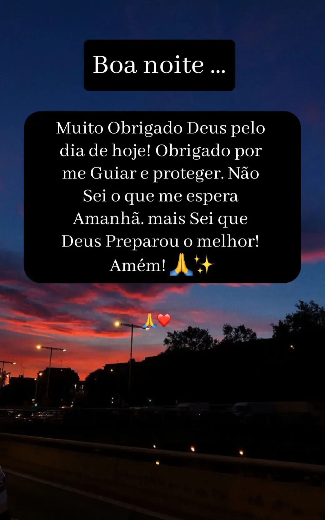 Boa Noite, Deus!🙏❤️ #boanoite #gratidão #bomdescanso #amém🙏 