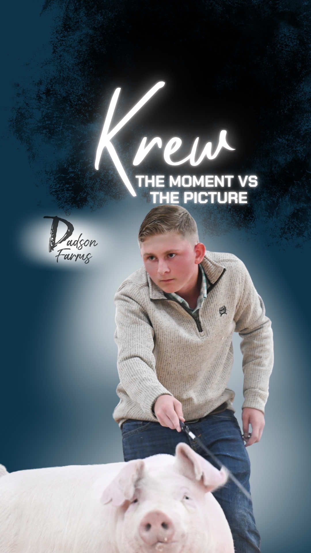 Krew J and Sin City! The moment vs the picture! #showpigs #stockshowkid #livestockphotographer 