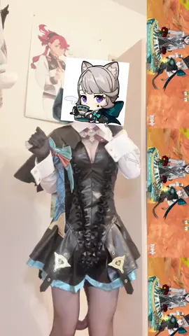 リネットcosです🎩🐈‍⬛ 衣装ぴったりでうれしい #原神やってる人と繋がりたい #原神コスプレ #リネットコスプレ 