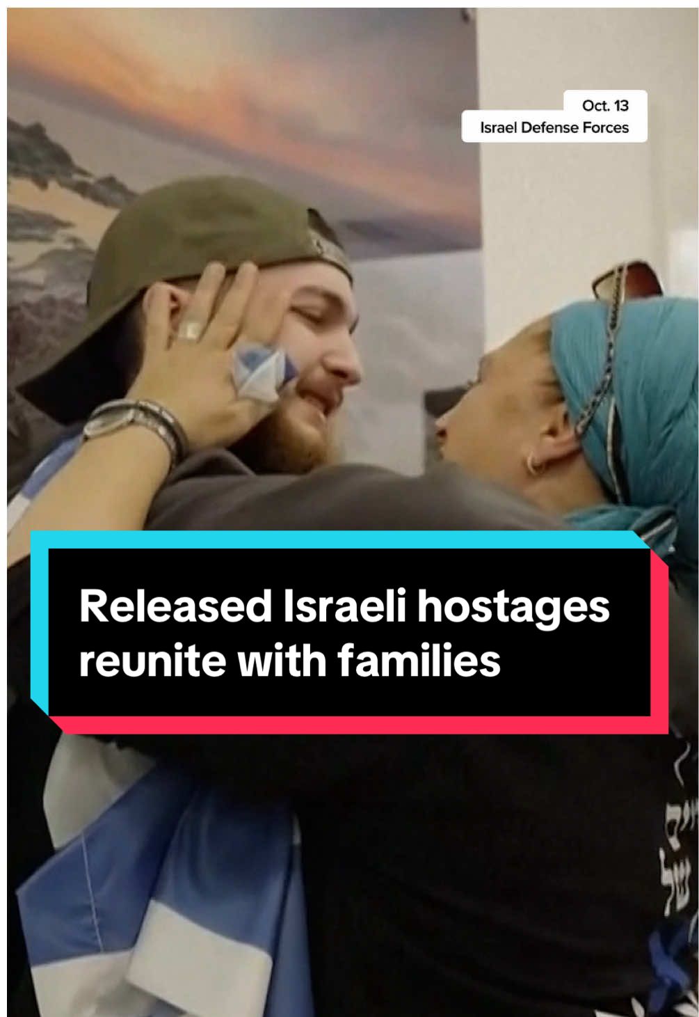 Emotional scenes unfolded as the released Israeli hostages reunited with their families and loved ones. #breakingnews  #news 