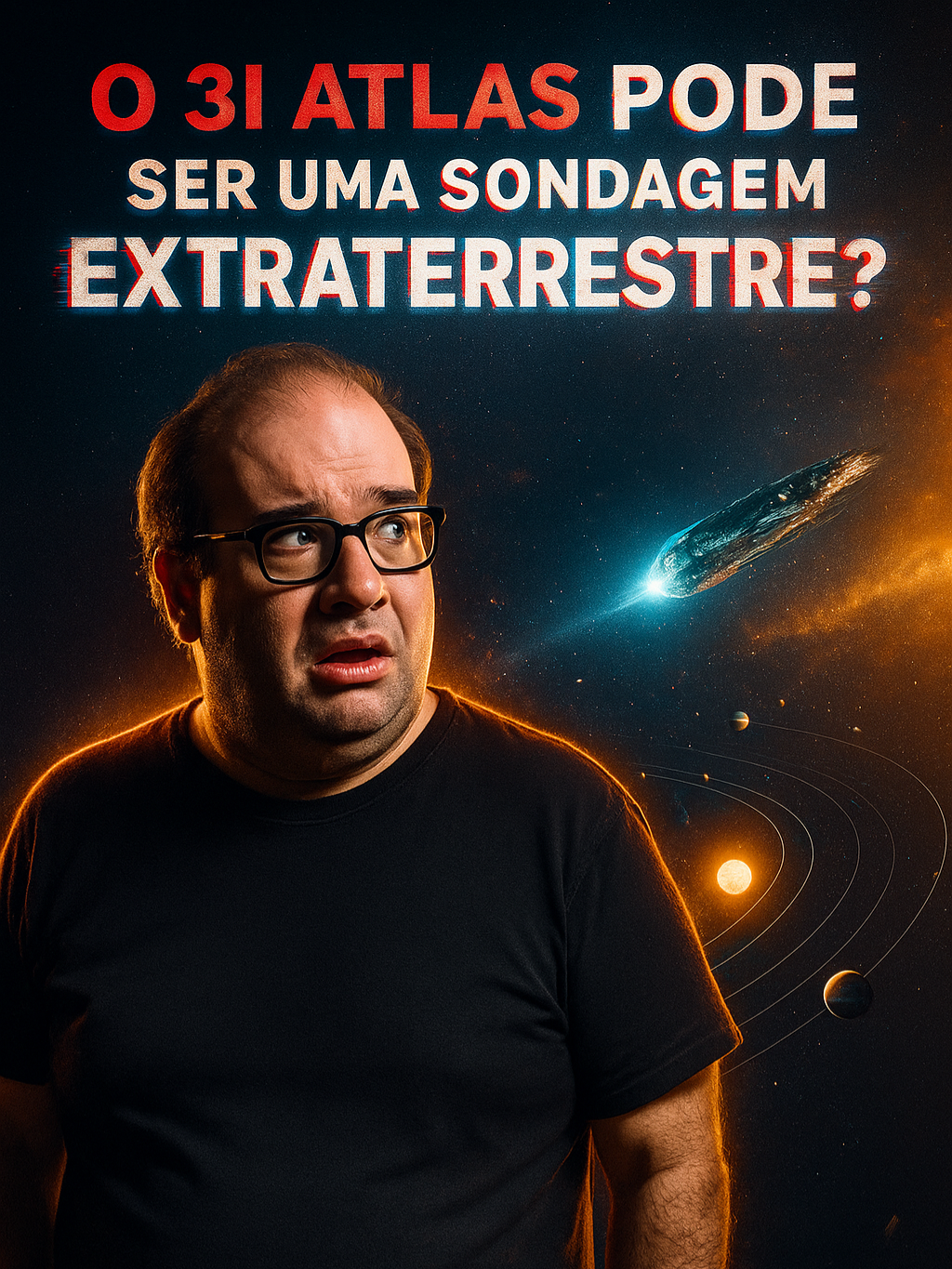 Será que o 3i Atlas é uma sondagem extraterrestre?👽 #3iatlas #misterio #astronomia #extraterrestres