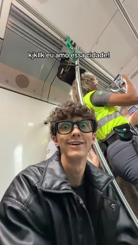 POR ISSO QUE AMO METRÔSKJKL #saopaulo #metro #trem
