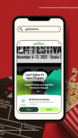 The East Lansing Film Festival has been a festival to showcase rich stories through filmmaking for 28 years now. Today, we’re asking you to take the time to look at, and if you’re willing and able, to donate to its gofundme, to help keep it going alive and strong for years to come. The link will be below, with a longer excerpt from the head of the festival Susan herself to explain more on the situation. Thank you again for your time, and can’t wait to see you at this year’s festival 🎥 🍿 . https://www.gofundme.com/f/support-east-lansing-film-festivals-impact/cl/o?attribution_id=sl:dd26b442-4791-4d96-bc4d-d6cd4de65e9c&lang=en_US&ts=1759350738&utm_campaign=man_sharesheet_dash&utm_content=amp13_c-amp17_td&utm_medium=customer&utm_source=copy_link  #filmfestival #eastlansingmichigan #film #elff #gofundme 