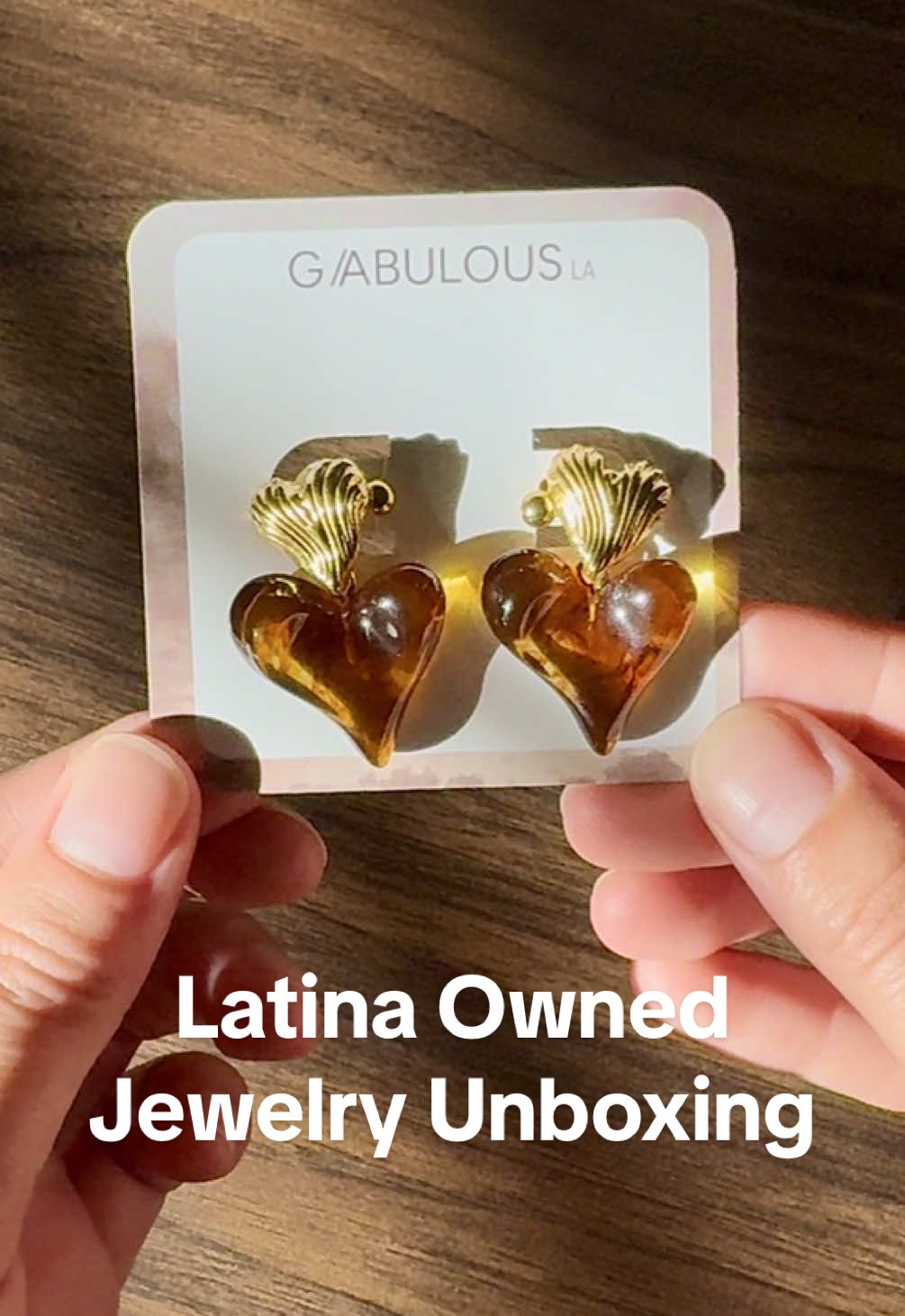 In love with my new Amor Double Heart Stud earrings!! Thank you @GabulousLA for the thoughtful birthday message 🥺💕  #latinaownedbusiness #jewelryinspo #jewelry #tarnishfreejewelry #hypoallergenicearrings 