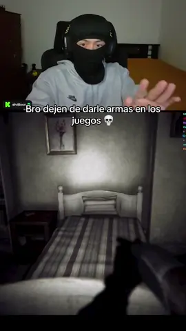 El fantasma no aguanto (kick:elvilloso) #streamer #colombia #elvilloso #humor #terror 