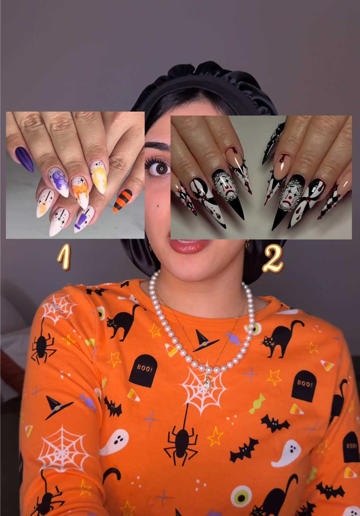Which nails are we doing next?  #nails #halloween #hocuspocus #terrier 