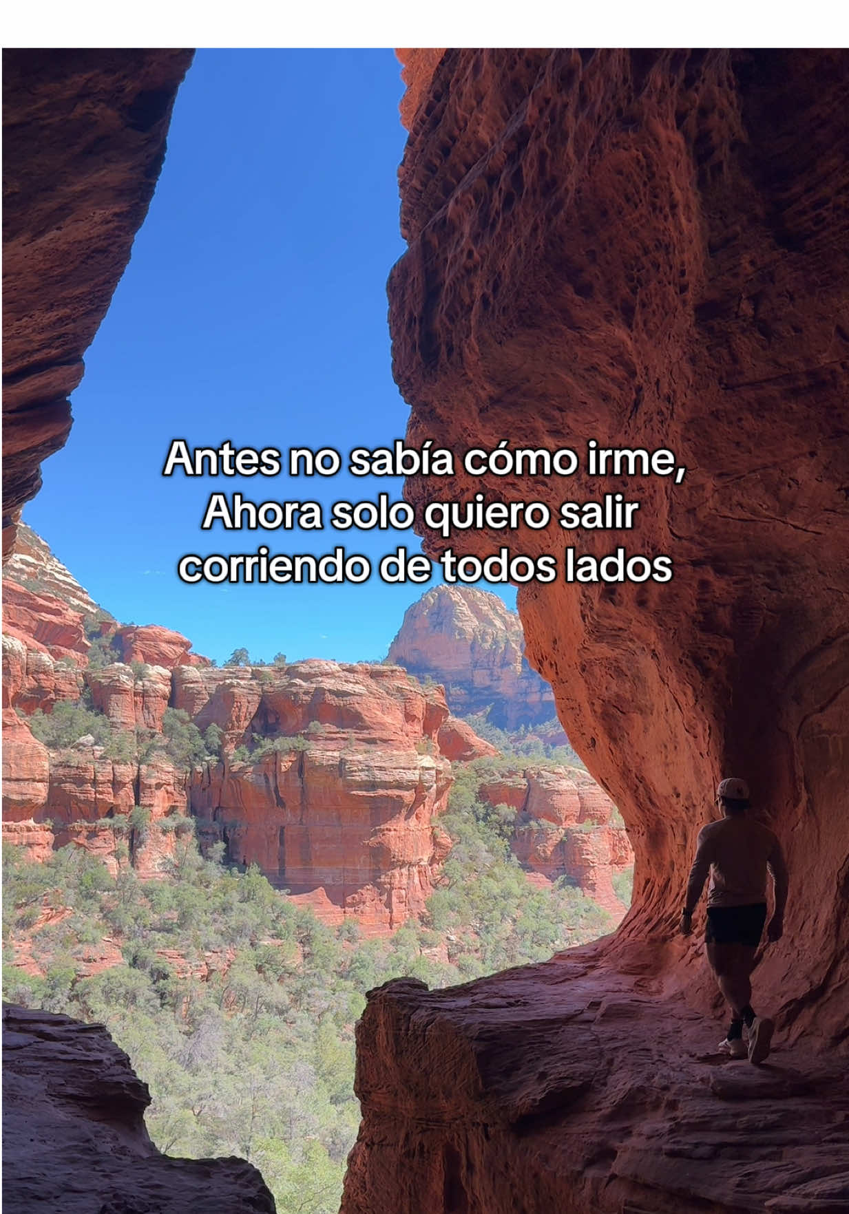 Antes tenía miedo de irme, ahora sé que huir de lo que me apaga también es amor propio ✨💡🌈 #fyp #viral #az #sedona #nicaragua🇳🇮 