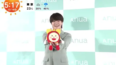 Anua新CM発表会 WS #なにわ男子 #大橋和也 #Anua #めざましテレビ 