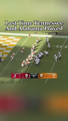 Tennessee vs Alabama Saturday 7:30 PM EST  (This game was played on 10/19/2024) #tennesseefootball #alabamafootball #CollegeFootballTikTok #CollegeFoootball 