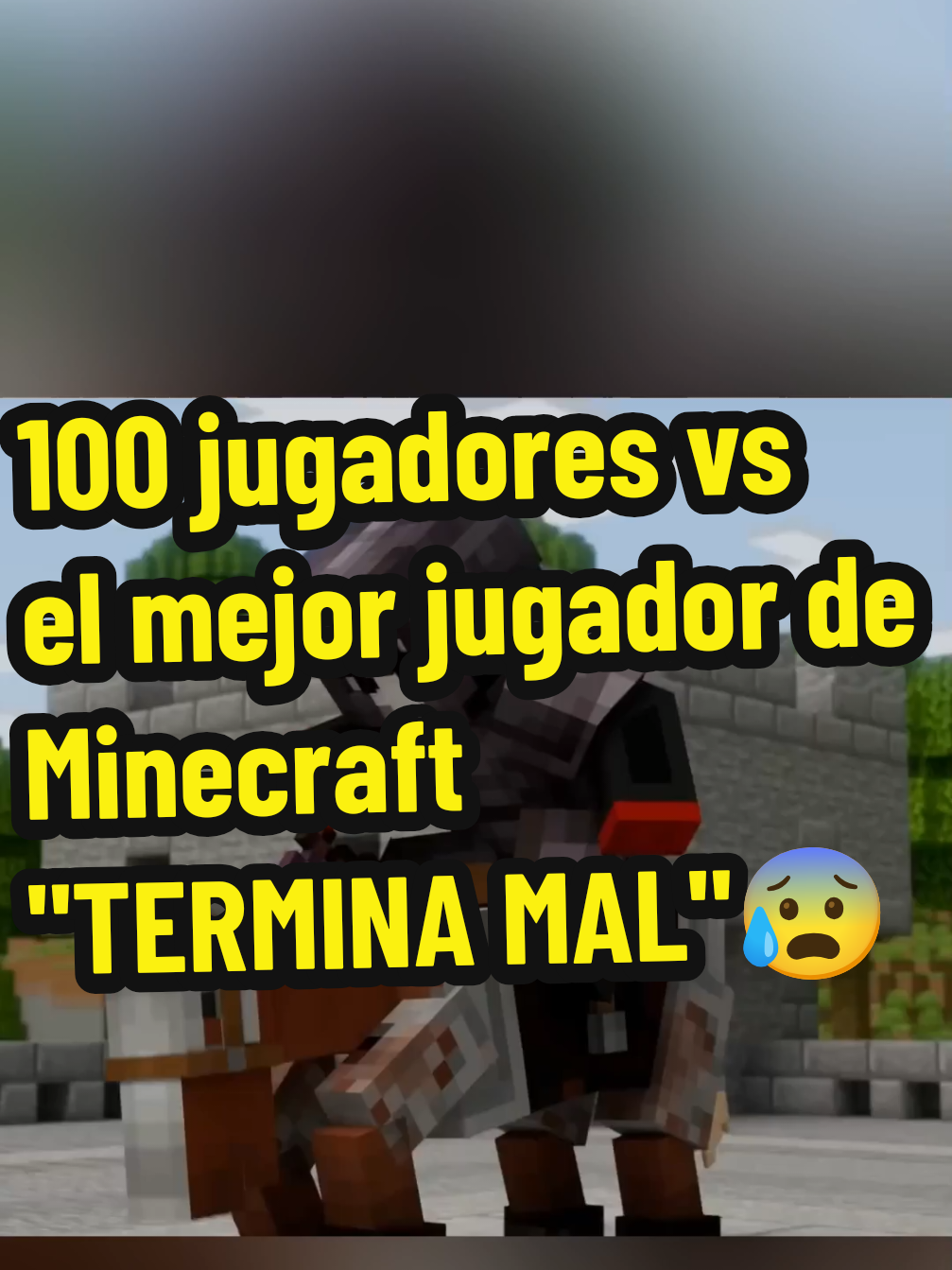 100 jugadores vs el mejor jugador de minecraft😰😨 #MinecraftBuilds #Minecraft #games #minecraftpvp #nolan 