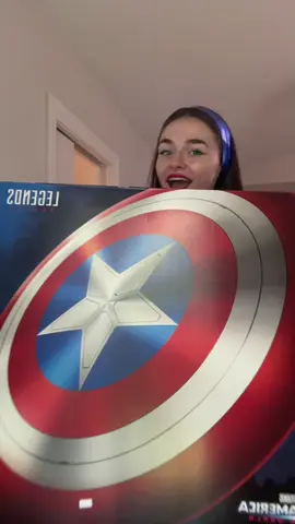 Unboxing Captain America’s Shield🇺🇸❤️💙🤍 it was $229.99😭