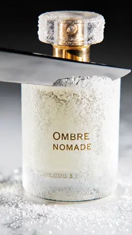Cut frost off perfume bottle from louis vuitton „Ombre Nomade“..🤌🏽🤤#perfume#louisvuitton#viral #asmr #fyp 