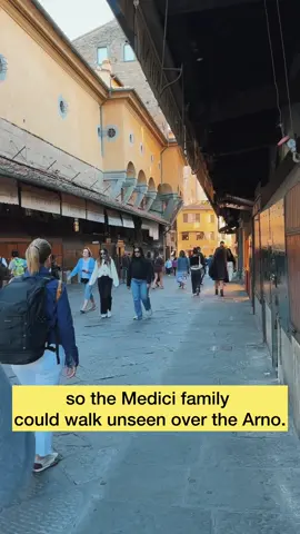Once upon a time, this bridge was the heart of Florence. A place where merchants, artists, and lovers crossed paths for centuries. Built in the 14th century, Ponte Vecchio is the only bridge in Florence that survived World War II — Hitler himself ordered it to be spared. Above the shops runs the secret Vasari Corridor, where the Medici family once walked unseen over the Arno. Today, the bridge glows with gold — the same jewelry tradition continues here for more than 400 years. Stand here at sunset, listen to the river, and you’ll feel why Florence is not just a city… it’s a living memory. The Ponte Vecchio — where history still whispers across the water. #Florence #PonteVecchio #Tuscany #ItalyTravel #HeritanceItaly      ⸻ ITALIANO C’era una volta un ponte che batteva come il cuore di Firenze. Un luogo dove mercanti, artisti e innamorati si incrociavano da secoli. Costruito nel XIV secolo, il Ponte Vecchio è l’unico ponte di Firenze sopravvissuto alla Seconda Guerra Mondiale — Hitler in persona ordinò di risparmiarlo. Sopra le botteghe corre il Corridoio Vasariano, dove un tempo la famiglia Medici camminava inosservata sopra l’Arno. Oggi il ponte brilla d’oro: la tradizione orafa continua qui da oltre 400 anni. Fermati al tramonto, ascolta il fiume, e capirai che Firenze non è solo una città… è un ricordo che vive. Il Ponte Vecchio — dove la storia ancora sussurra sull’acqua.           ⸻ ESPAÑOL Érase una vez un puente que latía como el corazón de Florencia. Un lugar donde comerciantes, artistas y amantes se cruzaban durante siglos. Construido en el siglo XIV, el Ponte Vecchio es el único puente de Florencia que sobrevivió a la Segunda Guerra Mundial — el propio Hitler ordenó no destruirlo. Sobre las tiendas pasa el secreto Corredor Vasariano, por donde los Médici caminaban sin ser vistos sobre el Arno. Hoy el puente brilla con oro: la tradición de los joyeros continúa aquí desde hace más de 400 años. Detente al atardecer, escucha el río, y sentirás por qué Florencia no es solo una ciudad… es una memoria viva. El Ponte Vecchio — donde la historia todavía susurra sobre el agua.          