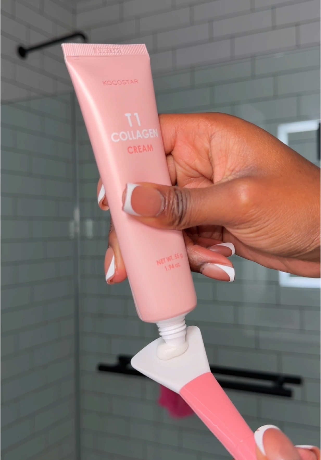love a good night time skin care routine 🫧🫧 @Kocostar US I will definitely be buying the collagen cream over and over 😍 Items: rose lip mask, T1 collagen cream #nighttimeroutine #skincareroutine #fyp #hygieneproducts #kocostar #kissandglow #hygieneroutine #koreanskincare 