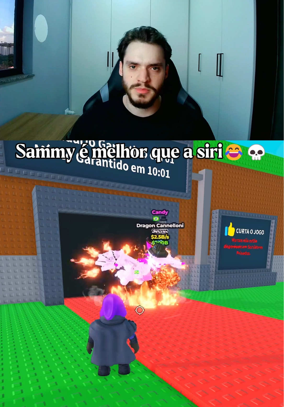 Sammy é melhor que a Siri 😂💀 #roblox #stealabrainrot 