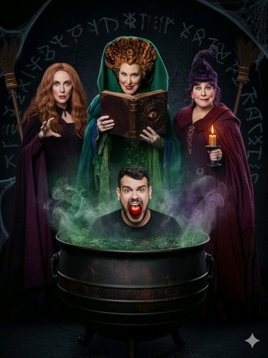 Venha ver a minha foto de Halloween criada no Gemini. Inspiração Filme Abracadabra.  Quem quiser o Prompt Comenta! #ia #gemini #Halloween #abracadabra #foryou 