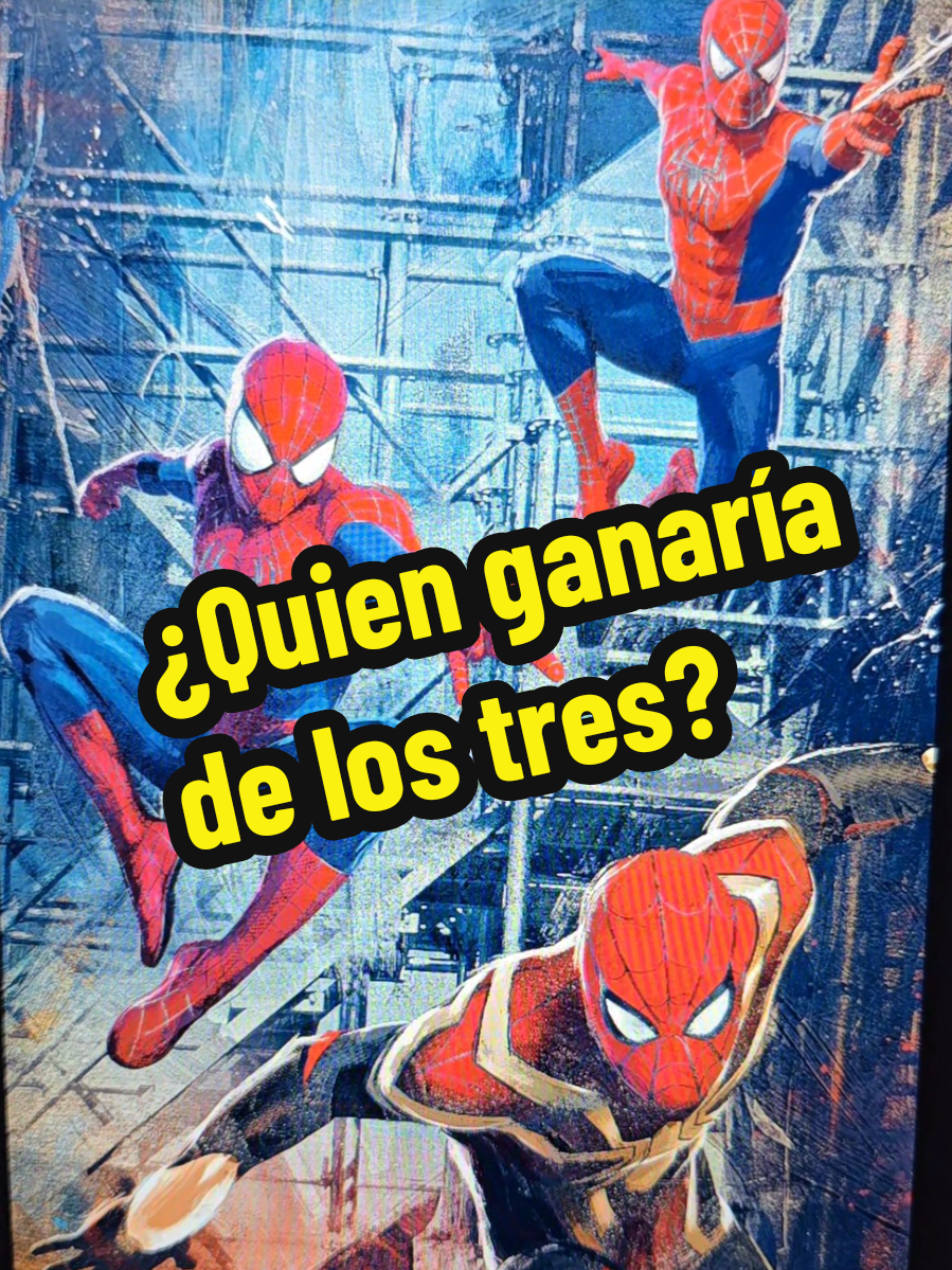 Quien ganaría de los Spider-Men? #spiderman #Marvel #andrewgarfield #tobeymaguire #tomholland 