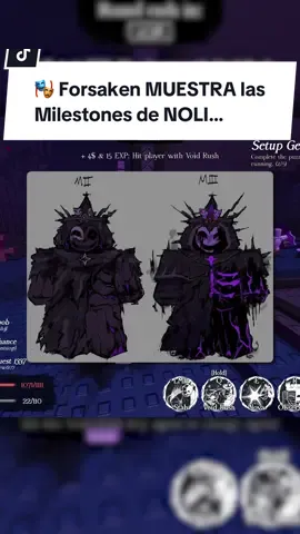 🎭 Forsaken MUESTRA las Milestones de NOLI… #forsaken #forsakenroblox #roblox #dreewe #robloxfyp 