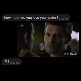 If you die I’ll die #klausmikaelson #elijahmikaelson #theoriginals #fyp 