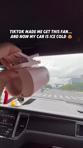 Passengers keep stealing mine 😂 had to buy TWO! #CarGadget #SummerMustHave #TikTokMadeMeBuyIt #CoolDown #CarFan 