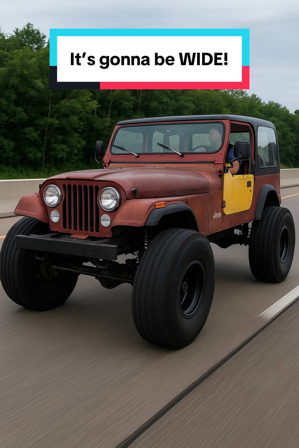 80” wide and wider with the tires mounted!  Project sCrap JacK!  Can’t wait to get this rear stretch started too! #jeep #fabrication #DIY #offroad #jeepbuild 