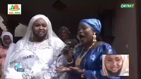 Aïcha la célèbre femme barbue du Mali s'est mariée à un nigerien ! heureux ménage Aïcha !