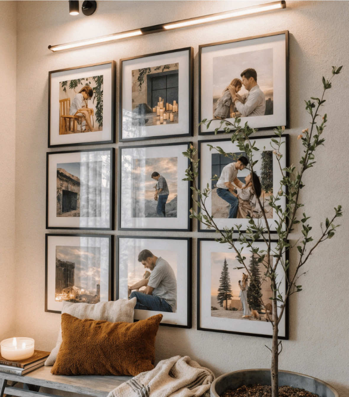 🖼️✨ Transforme suas paredes em arte! O Kit com 9 Quadros Decorativos traz paspatur e vidro acrílico de alta qualidade, deixando sua sala ou quarto com um toque moderno e sofisticado. Link: https://s.shopee.com.br/40Xt1uWfqi #fotos #foto #retrato #quadro #portaretrato 