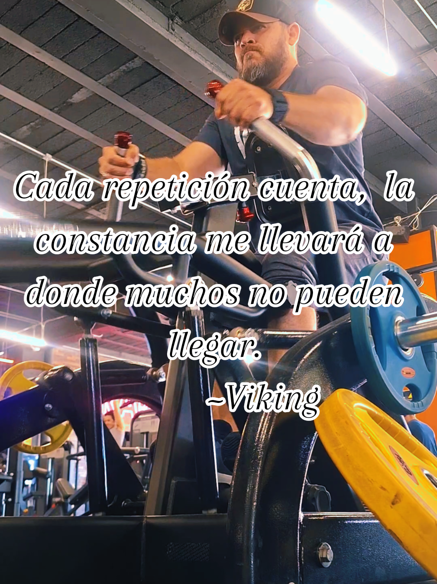 Cada repetición cuenta,  la constancia me llevará a donde muchos no pueden llegar.           ~Vikingo Inmobiliario ~