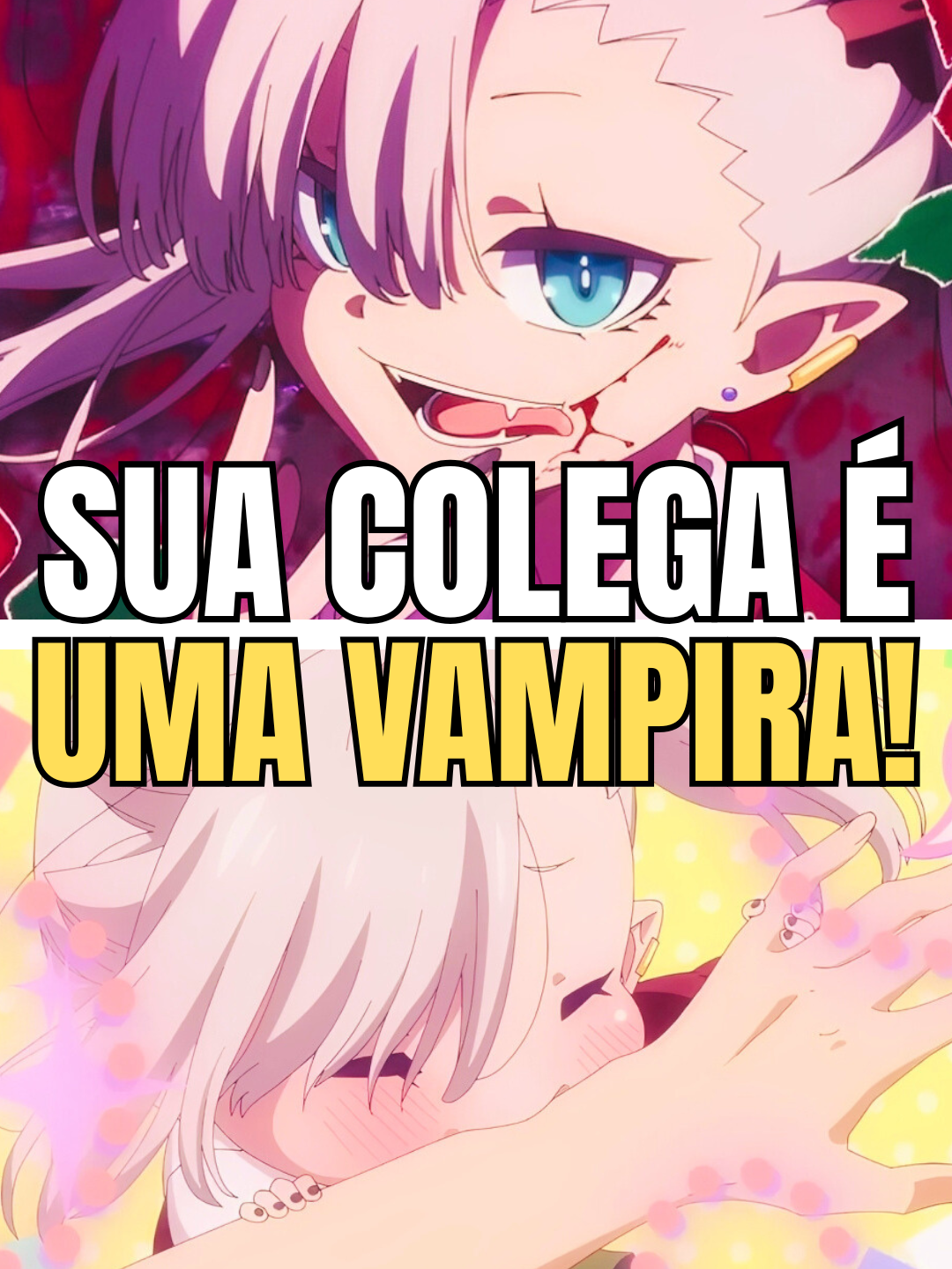 Essa garota vampira esconde um segredo de todos! #anime #animesdublados #otaku #animes #isekaianime