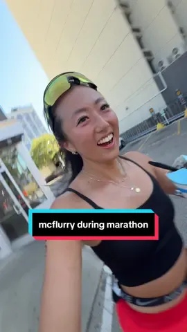 thank you @McDonald’s for being there when i needed u 🥹running the marathon was the side quest eating is the main event @Chicago Marathon  #marathon #Running #icecream #eating 