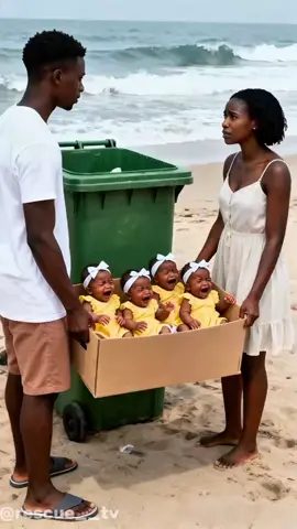 This black teenage couple left their 4 newborn babies girl on rubbish bin | #babyrescue #help #viral #kindness #fyyyyy 