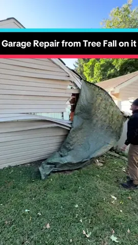 Garage Repair Step by Step #DIY #construction #garage #repair #stormdamage 