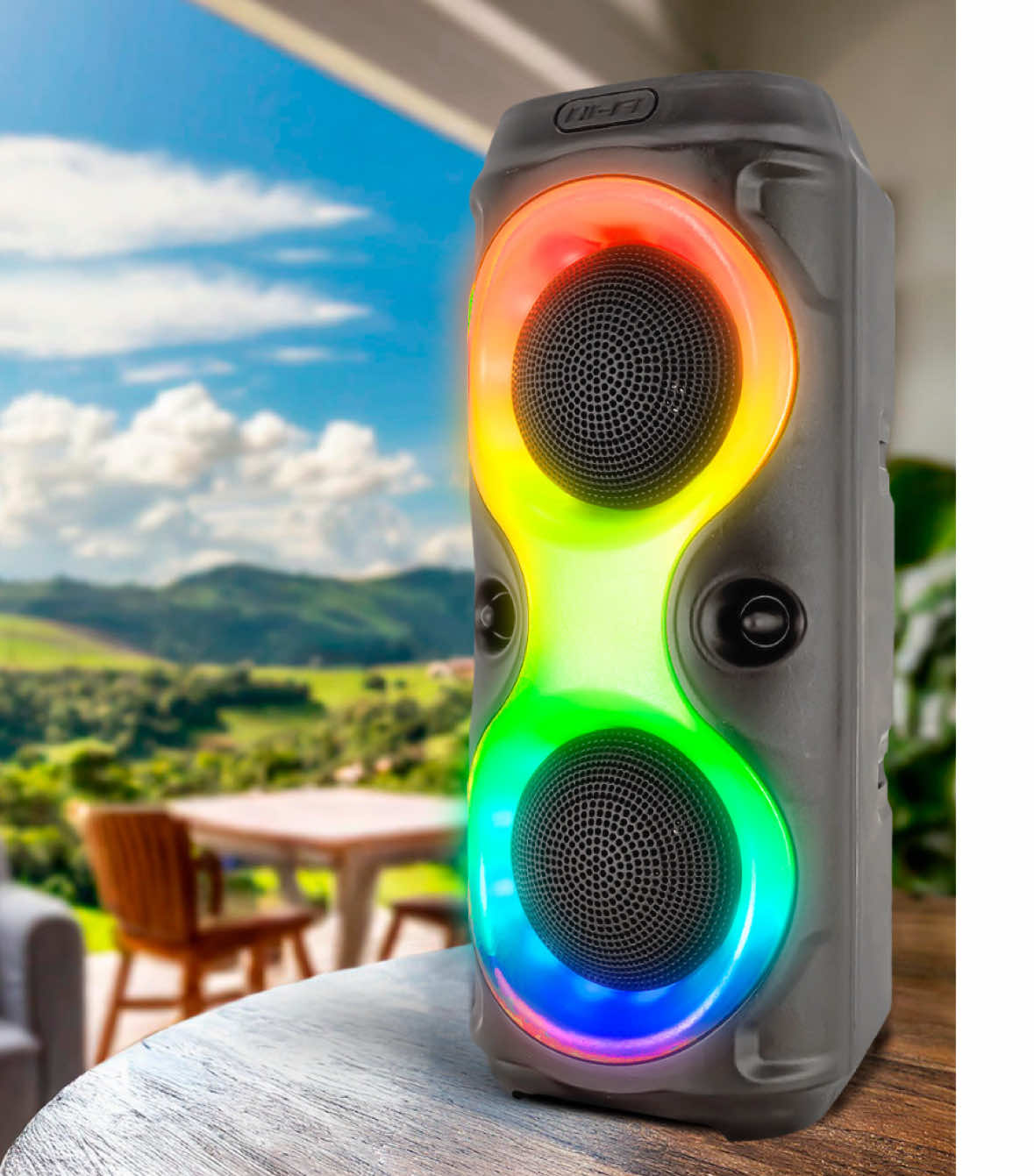 🔊✨ Leve a festa com você! A Caixa de Som Bluetooth Portátil 30W tem LED RGB, FM e conexão USB — som potente e visual incrível para praia, festas ou viagens! 🎶🔥 Link: https://s.shopee.com.br/8fJibnLr4e #caixadesom #som #caixinha #musica 