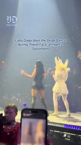 Lady Gaga does the dead dance during the bridge of ‘Poker Face’ at the #mayhemball  #ladygaga #fyp #popculture