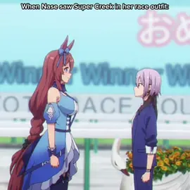 Super Creek’s swinging maestros probably had Nase hypnotized #umamusumecinderellagray #supercreek #fuminonase #umamusume #cinderellagray 