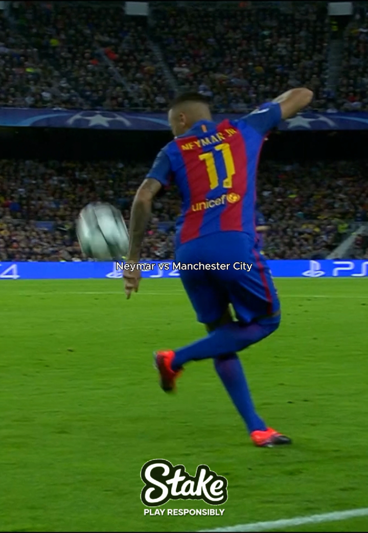 Neymar vs Manchester City☠️🔥 | Clips in Bio! #neymar #barcelona #manchestercity #football 