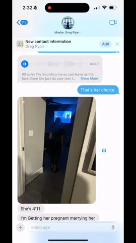 I tried to be nice for a whole year, yet i still get death threats, stalking and my son being talked down upon. It doesn’t matter what side I’m on because either way I’ll receive hate as my son is half of his dad by blood. This was 3 weeks before the incident. This was her last words to me. When all i did was send my ex pictures of our son and she got mad making fun of me telling me im a hooker (bc i took my son to a nice restaurant that day) mind you I’m a nanny for a living. Anyways, truth eventually will come out. And if anybody comes after me for posting a video on TikTok, how are you any better? #gregoryryanmiles #babydaddy #ex #murder #trial 
