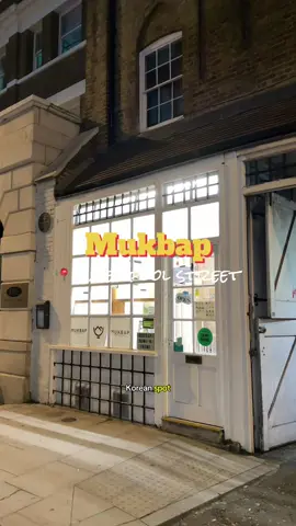 Mukbap 📍 London  Love this gorg hidden gem!! Well priced DELICIOUS vegan Korean. What the hells not to love x