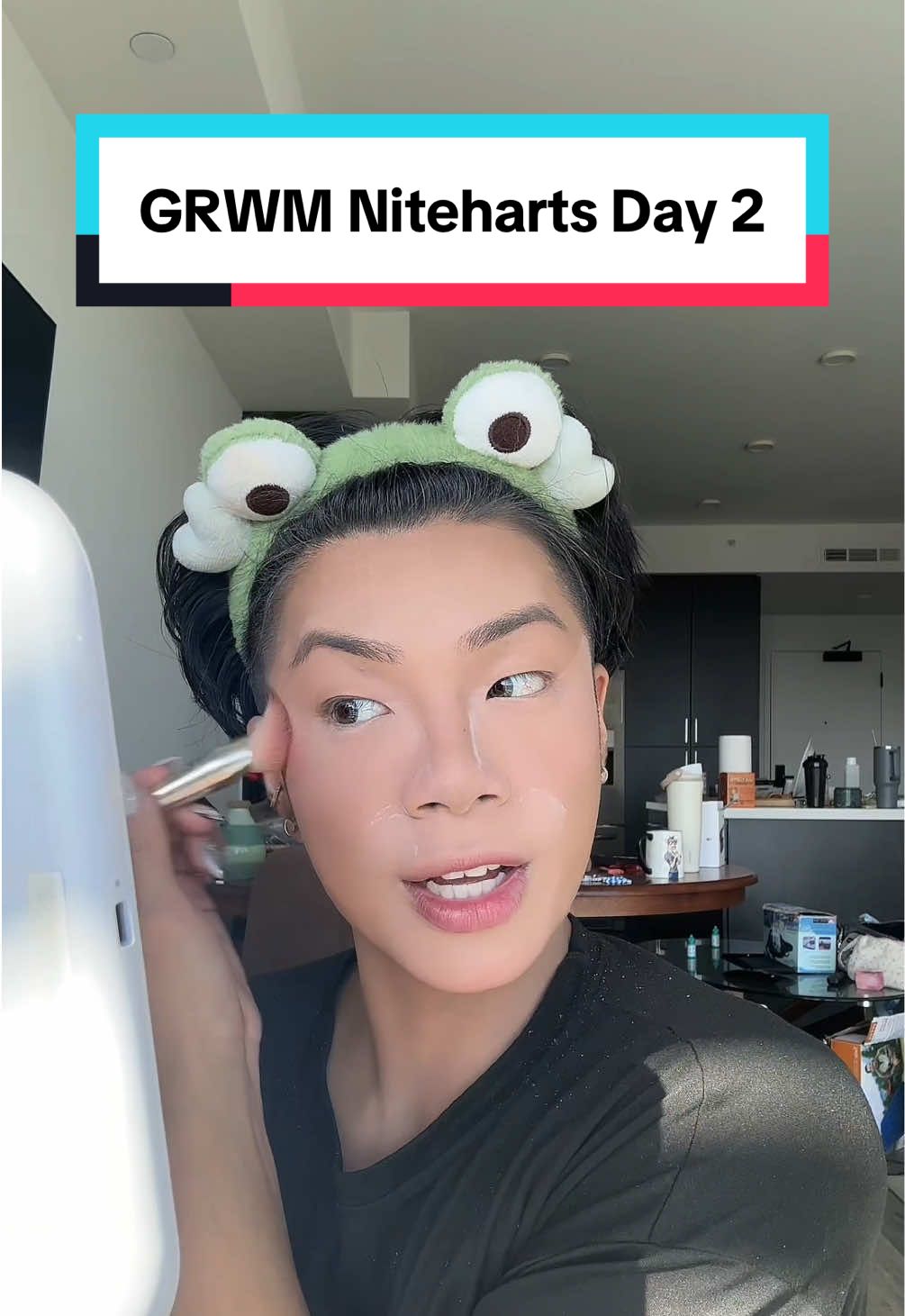 GRWM Niteharts Day 2 #isoknock #niteharts #knock2b2bzedd #rave #edm @niteharts 