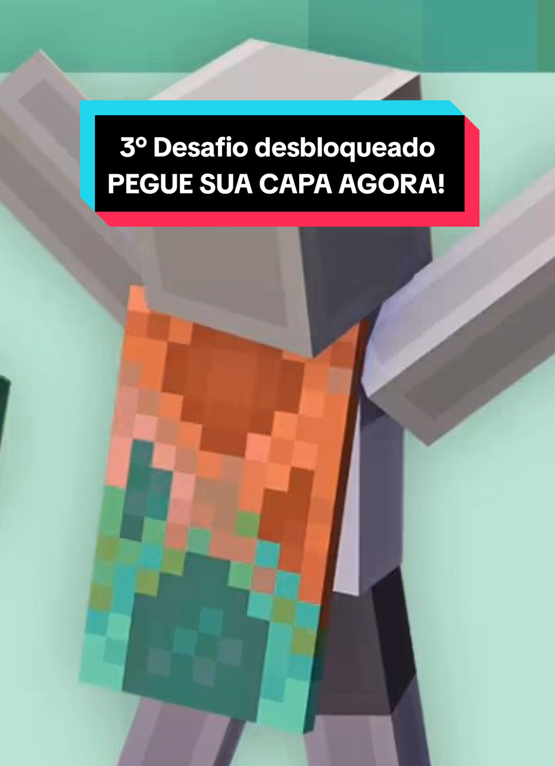 CAPA DE COBRE desbloqueada!! Pegue ela agora no Minecraft Bedrock #gaming #Minecraft #minecraftpe #fypシ #minecrafttutorial