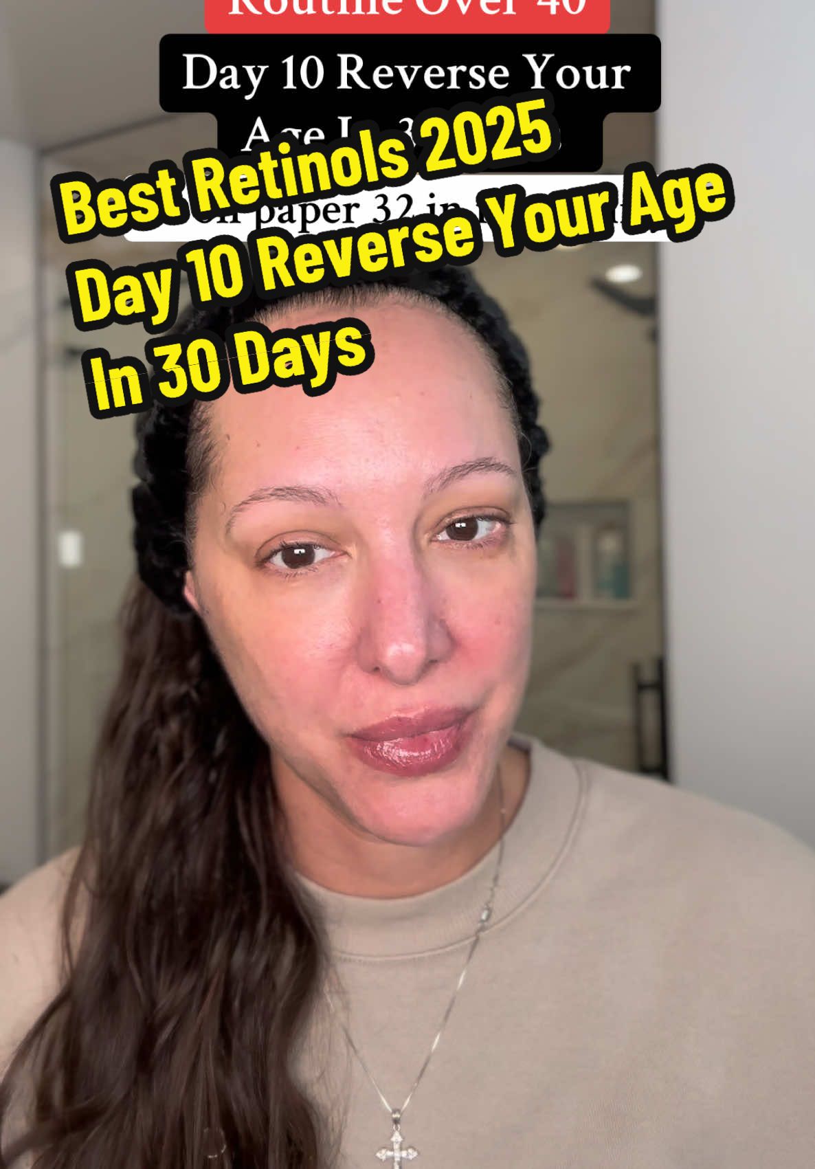 The molecule of youth, Retinol, doesn’t just smooth wrinkles, it re-educates your skin to act young again. I’m not a dermatologist. I'm just a woman who, at 51, has mastered what works on her skin. Some of my favorites are SkinCeuticals, Medik8, and Neutrogena. Which retinol are you seeing results from? #retinol #retinolskincare #aginggracefully #glowingskintips #aging 