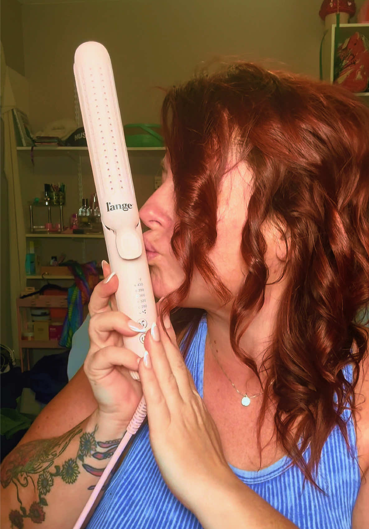 Yall know I love my 2-in-1 hair tools and @langehair has the best ones out there!  This little tool does everything — curls, waves, straightens — and it heats up super fast. The built-in fan? Genius. My hair looks shiny and smooth every single time ✨ It’s seriously another ride-or-die added to my hair tool collection. If you’ve been wanting that salon look without leaving your house… this is your sign 🫶 #langehair #hairtok #hair #GetReadyWithMe #TikTokShopCreatorPicks 